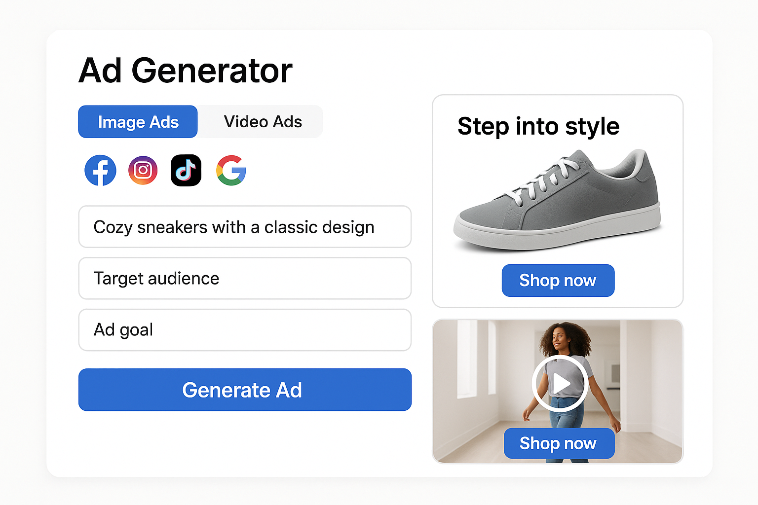 Ad Generator Demo